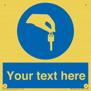 Custom Mandatory Keys Sign